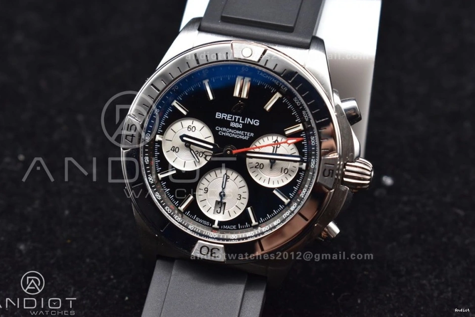 B01 LE SS A7750 Version Wht 43mm Navitimer 1:1 BLS Best L-Black Chrono 0414